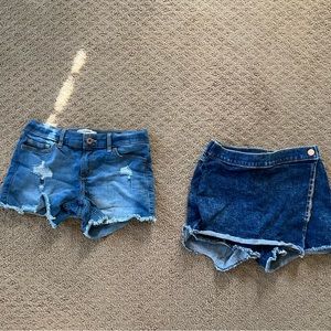 ABERCROMBIE & FITCH JEAN SHORTS BUNDLE